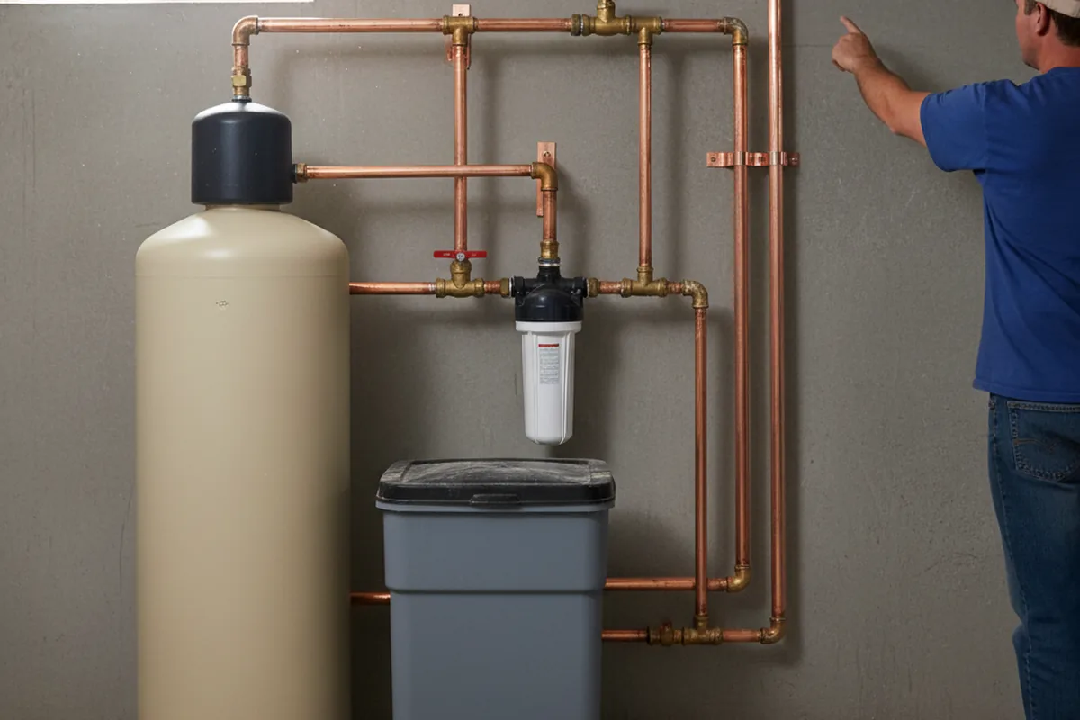 Whole-house water treatment system installed in Plainfield